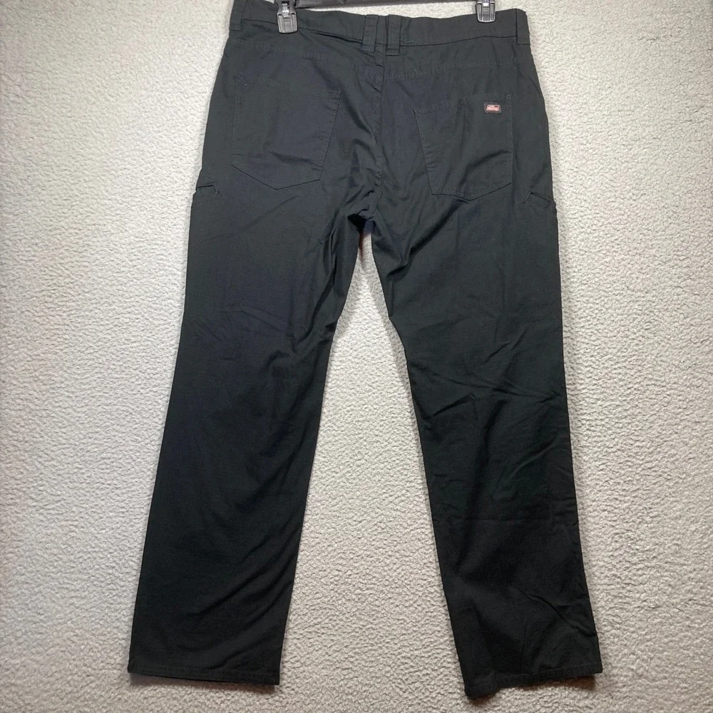 Genuine Dickies Tactical Pant Men 36x30 Black Ripstop Straight Workwear Gorpcore